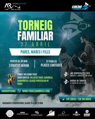 poster del torneo TORNEIG FAMILIAR