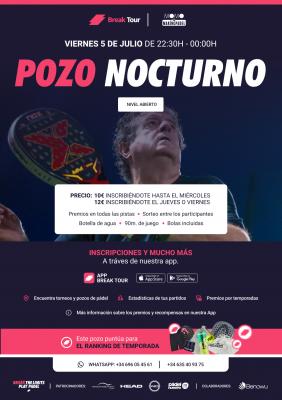 poster del torneo POZO NOCTURNO MOMO BY MAKING PADEL