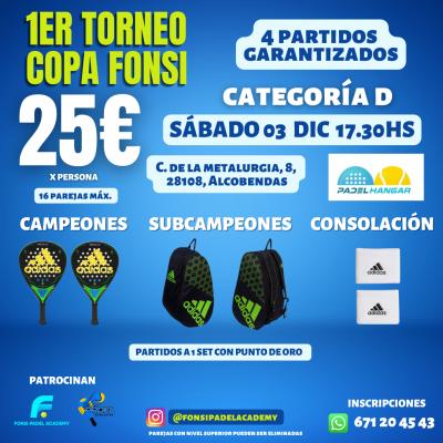 poster del torneo 1ER TORNEO COPA FONSI