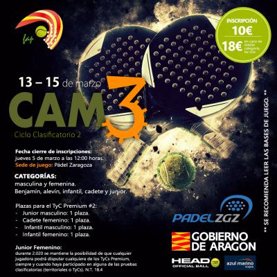 poster del torneo CAM 3 - CICLO CLASIFICATORIO 2