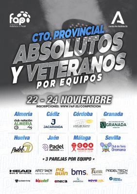 poster del torneo CAMPEONATO PROVINCIAL VETERANOS POR EQUIPOS HUELVA