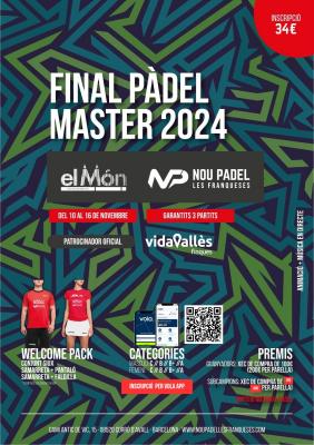 poster del torneo MASTER FINAL 2024 EL MON/NOU PADEL