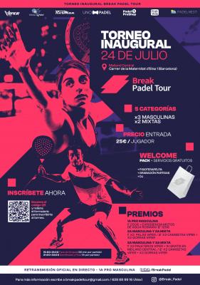 poster del torneo BREAK PADEL TOUR