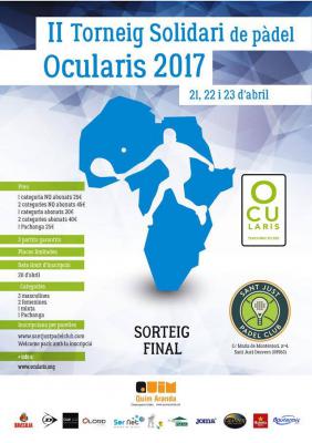 poster del torneo II TORNEIG SOLIDARI OCULARIS 2017