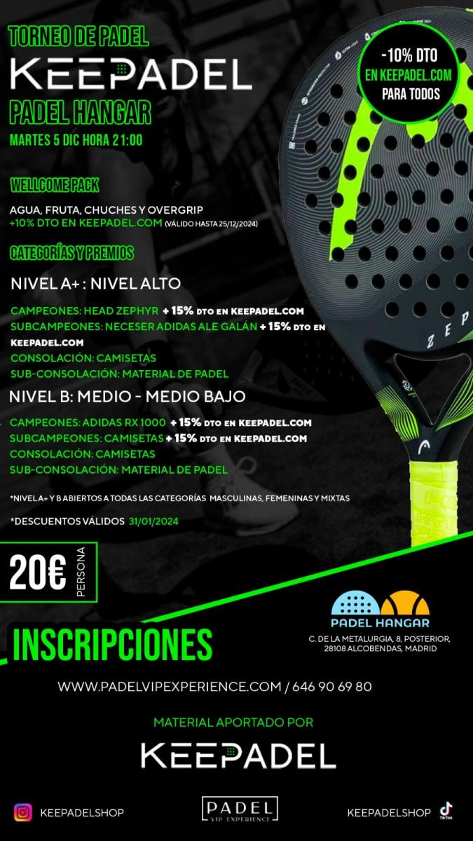 cartel del torneo