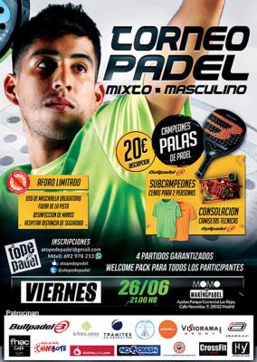 poster del torneo TORNEO MIXTO - MASCULINO