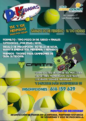 poster del torneo POZO PEKEDADAS