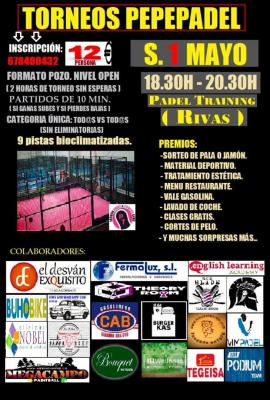 poster del torneo TORNEO PEPEPADEL