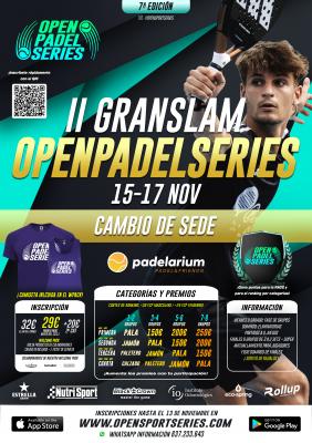 poster del torneo II GRAN SLAM OPS - PADELARIUM GAVÀ