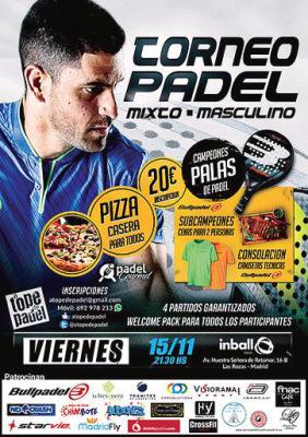 poster del torneo TORNEO DE PADEL MIXTO - MASCULINO