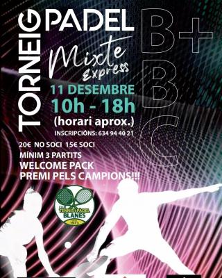 poster del torneo TORNEO MIXTO EXPRESS