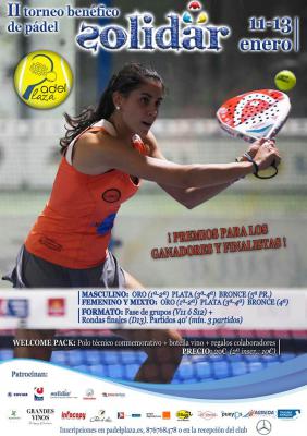 poster del torneo II TORNEO DE PÁDEL BENÉFICO SOLIDAR