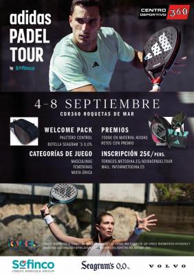 poster del torneo CIRCUITO ADIDAS PADEL TOUR