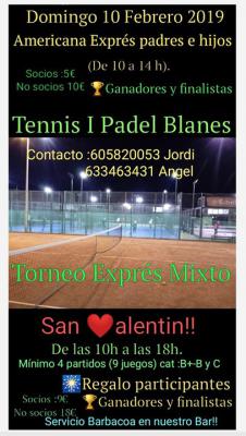 poster del torneo AMERICANA EXPRES PADRES E HIJOS