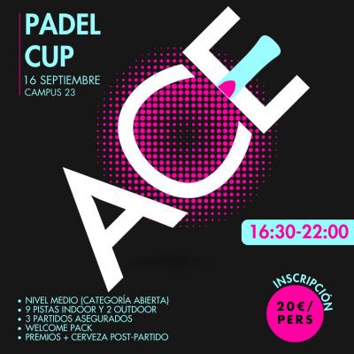 poster torneo ACE PADEL CUP