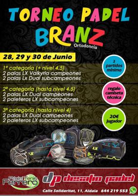 poster torneo TORNEO PADEL BRANZ