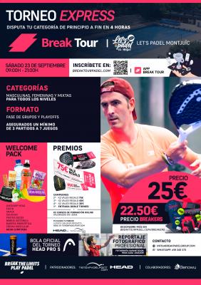 poster del torneo TORNEO 03 CIRCUITO LET'S PADEL BY BREAK TOUR