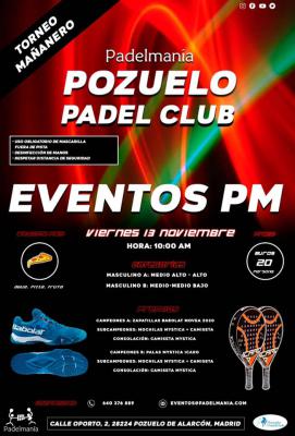 poster del torneo TORNEO MAÑANERO PADELMANIA