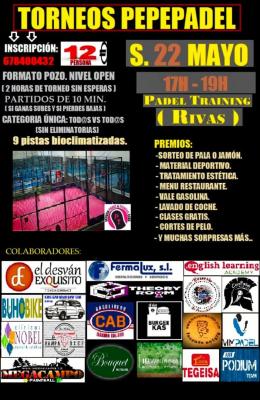 poster del torneo TORNEO PEPEPADEL