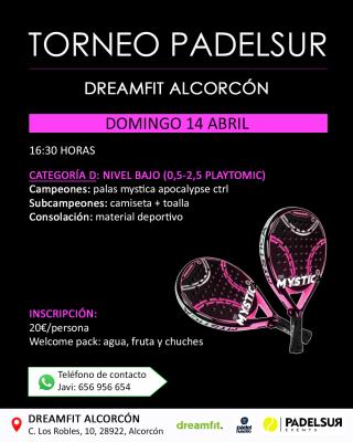 poster del torneo TORNEO PADELSUR CATEGORIA D: NIVEL BAJO