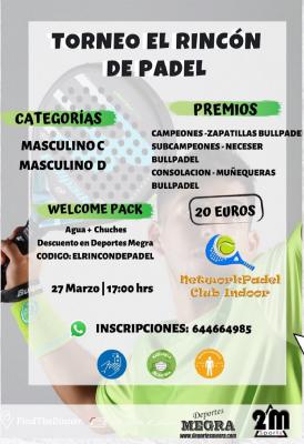 poster del torneo TORNEO EL RINCON DEL PADEL