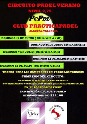 cartel del torneo