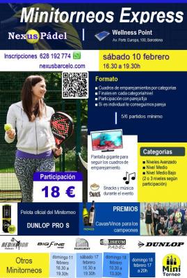 poster del torneo NEXUS PÁDEL EXPRESS