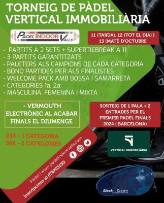 poster torneo TORNEIG VERTICAL IMMOBILIÀRIA