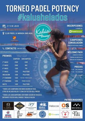 poster del torneo TORNEO PÁDEL POTENCY