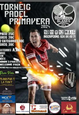 poster del torneo TORNEIG PRIMAVERA DE PADEL