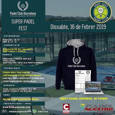 poster del torneo SUPER PADEL FEST