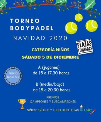 poster del torneo TORNEO BODYPADEL - NIÑOS