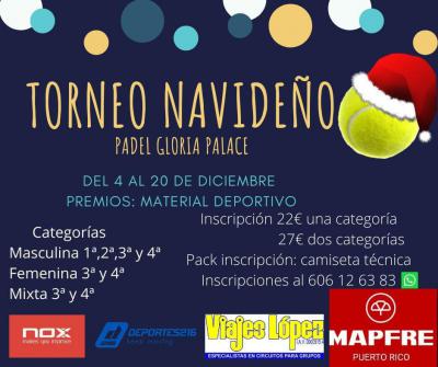 poster torneo TORNEO NAVIDEÑO