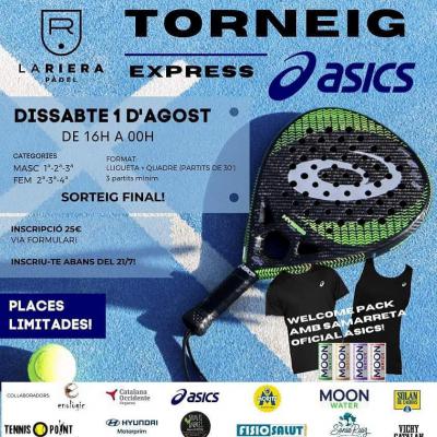 poster del torneo TORNEIG EXPRESS ASICS