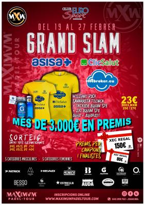 poster del torneo GRAND SLAM - ASISA FABROKER CLICSALUT