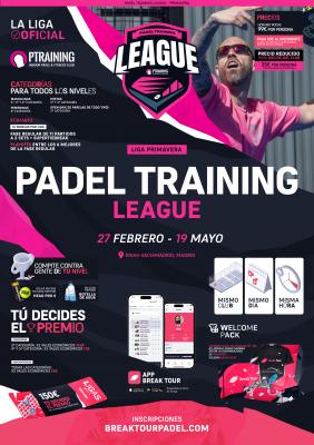 poster del torneo PADEL TRAINING LEAGUE - PRIMAVERA