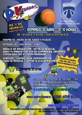 poster del torneo POZO PEKEDADAS