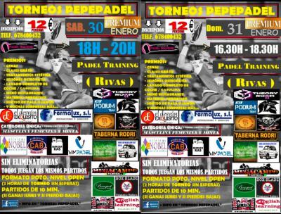 poster del torneo TORNEO PEPEPADEL