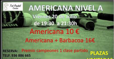 poster del torneo AMERICANA NIVEL A