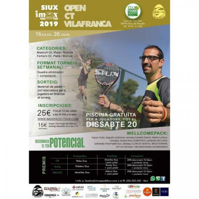 poster del torneo 6E OPEN CIRCUIT SIUX IPT 2019