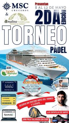 poster del torneo 2A EDICIÓN TORNEO MSC CRUCEROS