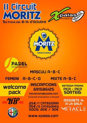 poster del torneo 5a PROVA II CIRCUIT MORITZ - XPALAS