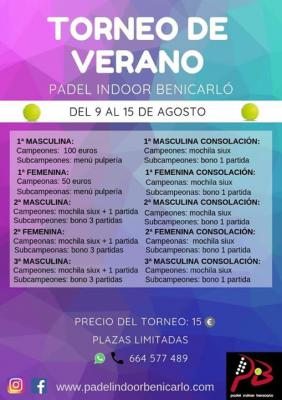 poster del torneo TORNEO DE VERANO