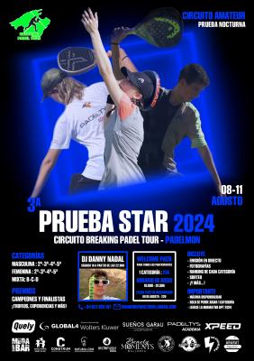 poster del torneo III PRUEBA STAR [NOCTURNO] - CIRCUITO BPT 2024