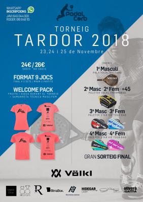 poster torneo TORNEIG DE TARDOR PADELCORB