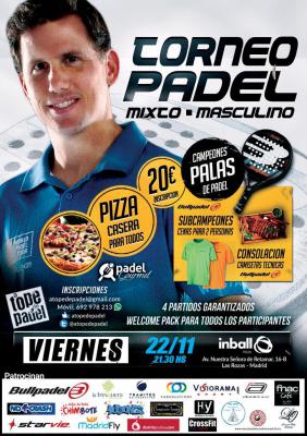 poster del torneo TORNEO DE PADEL MIXTO - MASCULINO