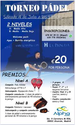 cartel del torneo