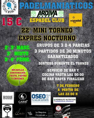 cartel del torneo