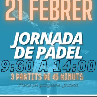 poster del torneo JORNADA DE PADEL MIXTA