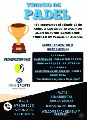 poster del torneo TORNEO FEMENINO B